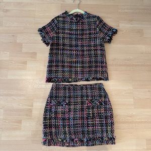 Zara matching tweed set